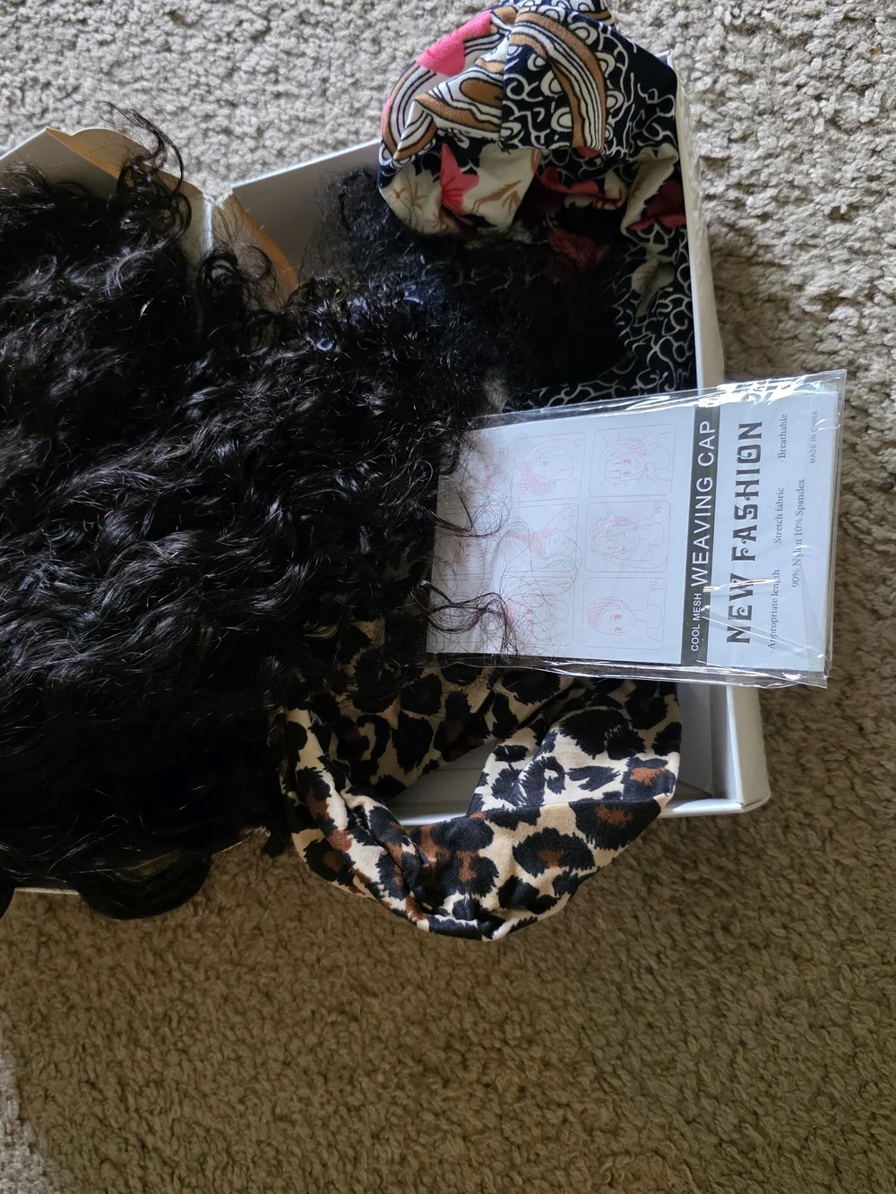 Black Curly Women’s Hair Wig - Natural Wave